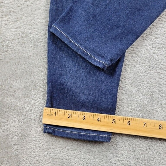 Paige Hoxton Ankle Jeans Womens 26 Blue Mid Rise Skinny Designer Measures 27X27 - Picture 7 of 13